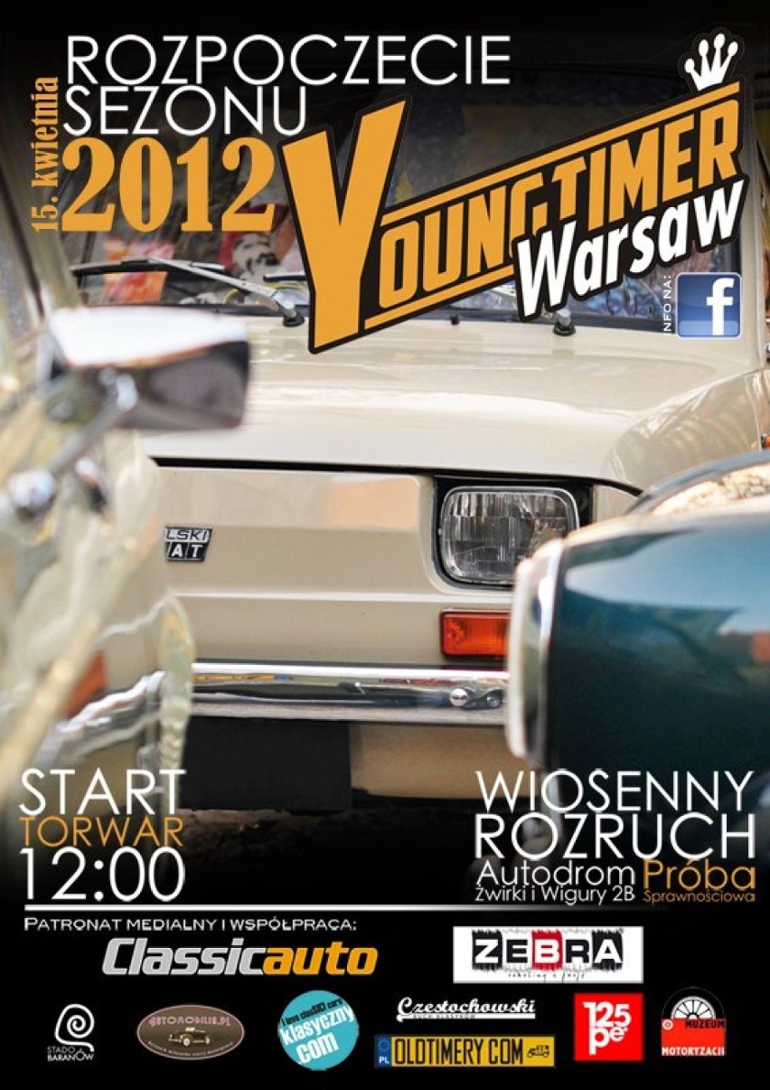 Youngtimer Warsaw w niedzielę otwierają sezon 2012