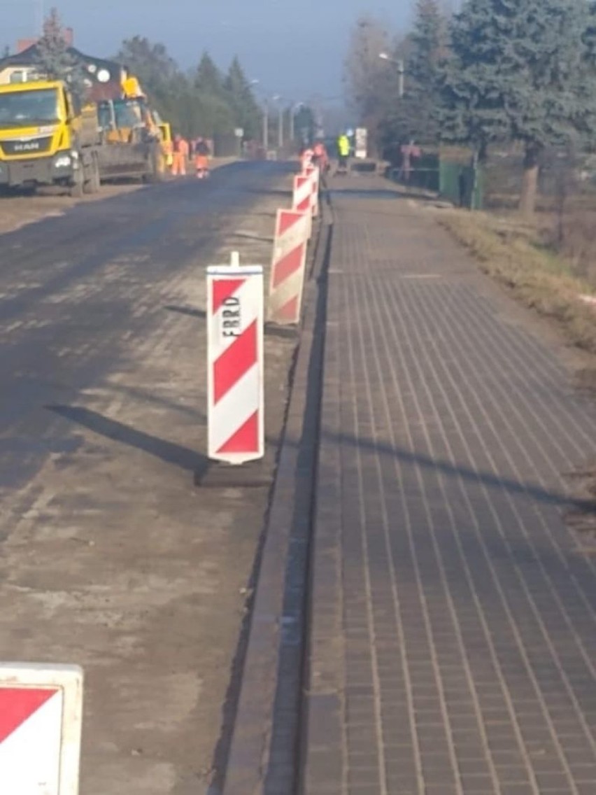 Powiat wągrowiecki:Trwa remont dwóch dróg. Są utrudnienia  