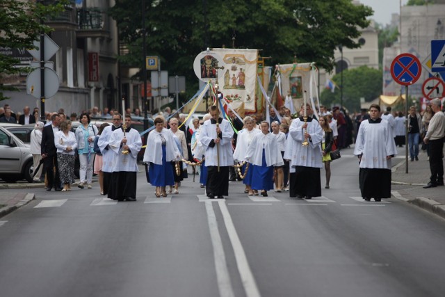 Uroczysta procesja Bożego Ciała w Kaliszu