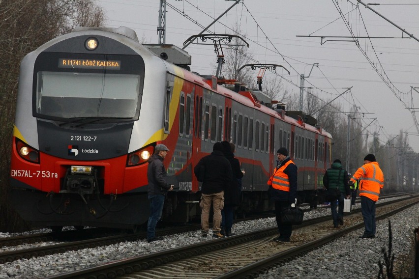 Śmiertelne potrącenie przez pociąg na Niciarnianej w Łodzi
