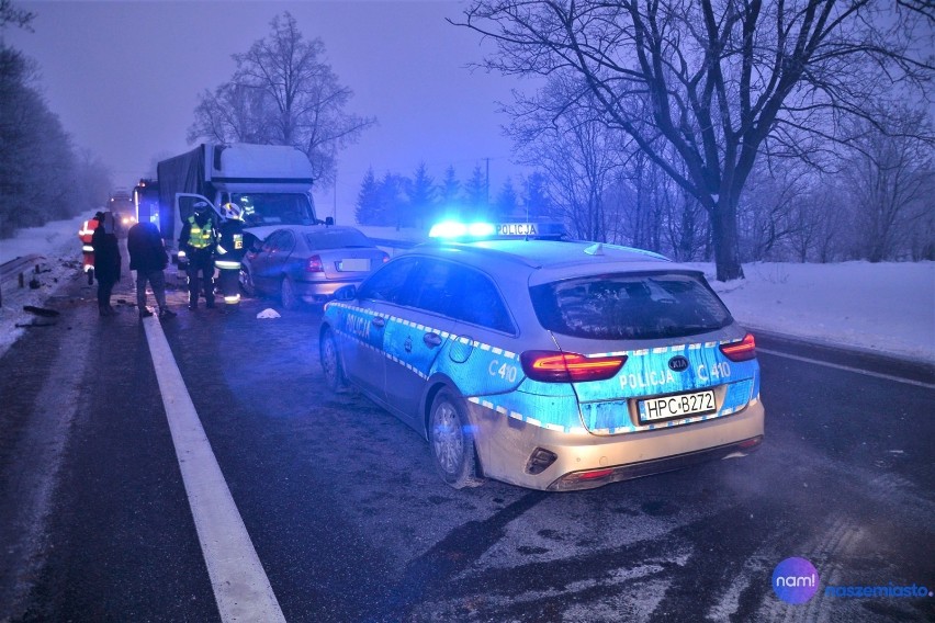 Poważny wypadek w gminie Lubień Kujawski