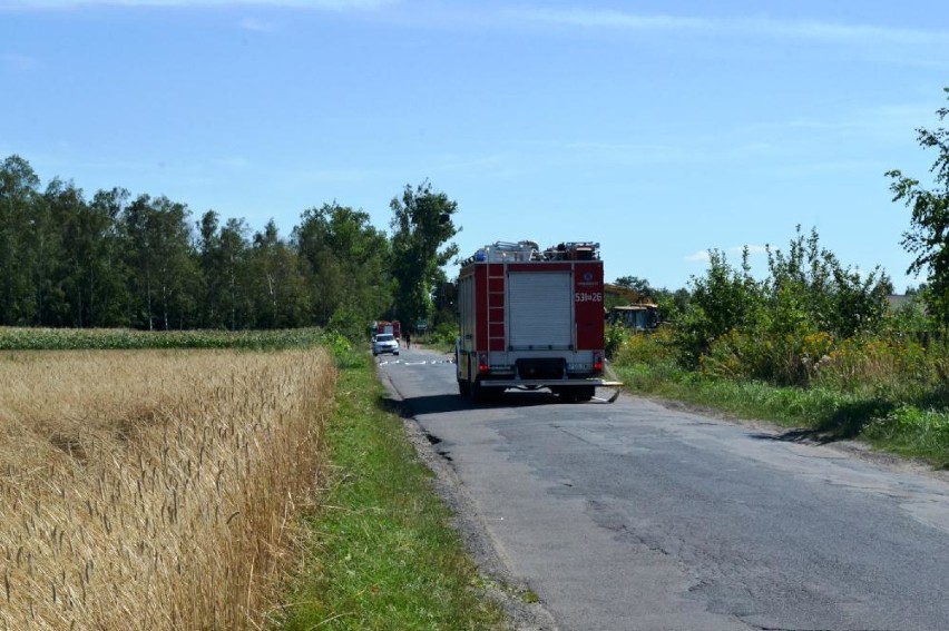 Ostrów: Uszkodzony gazociąg na ul. Wiklinowej [ZDJĘCIA]