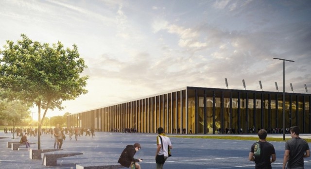 Zwycięska koncepcja stadionu miejskiego w Katowicach, autorstwa pracowni RS Architekci