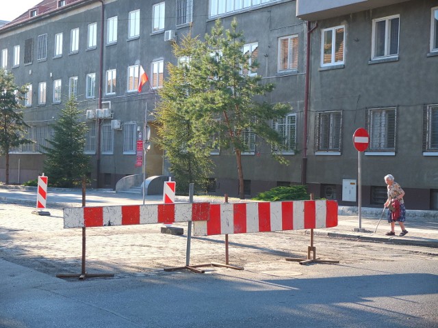 Skrzyżowanie ulicy Kościuszki i Katowickiej.
