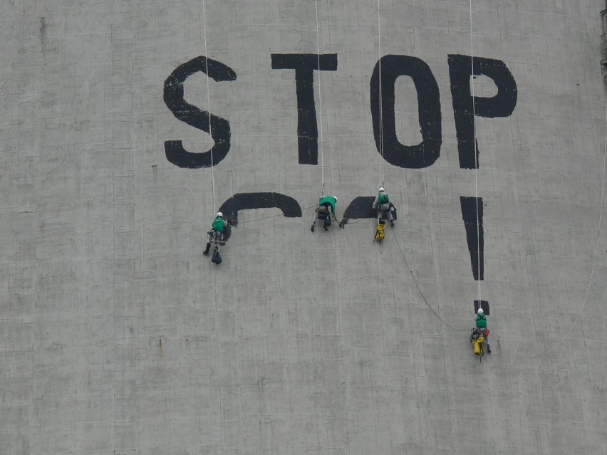 Aktywiści z Greenpeace w przeszłości odwiedziali już elektrownię i kopalnię [ARCHIWALNE ZDJĘCIA]