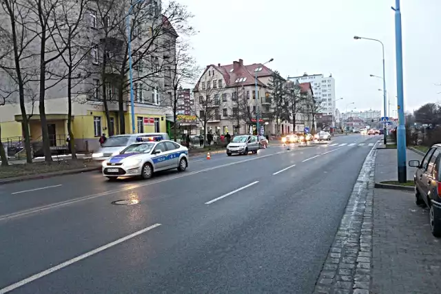 Potrącenie na Wrocławskiej w Legnicy (FOTO)