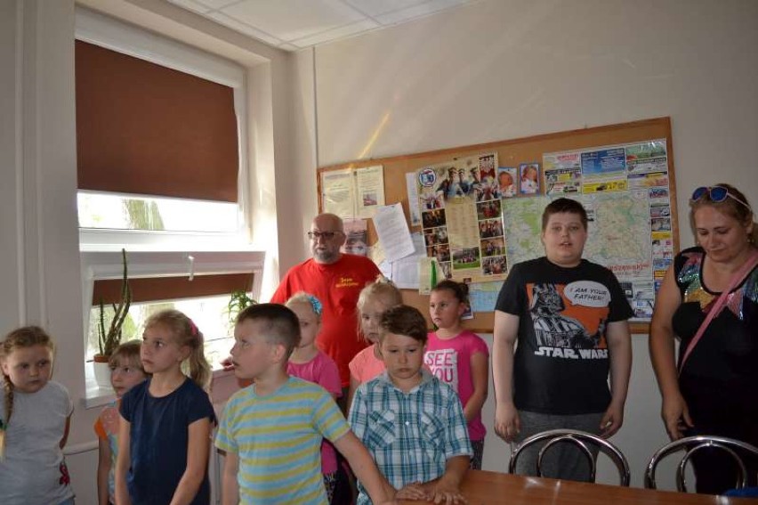 Dzieci z Broniszewic odwiedziły naszą redakcję