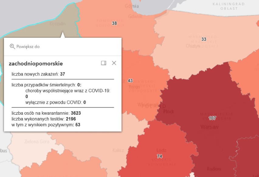 Nowe zakażenia COVID-19 w zachodniopomorskim. W p. sławieńskim doba... ZDJĘCIA - 21.09.2021