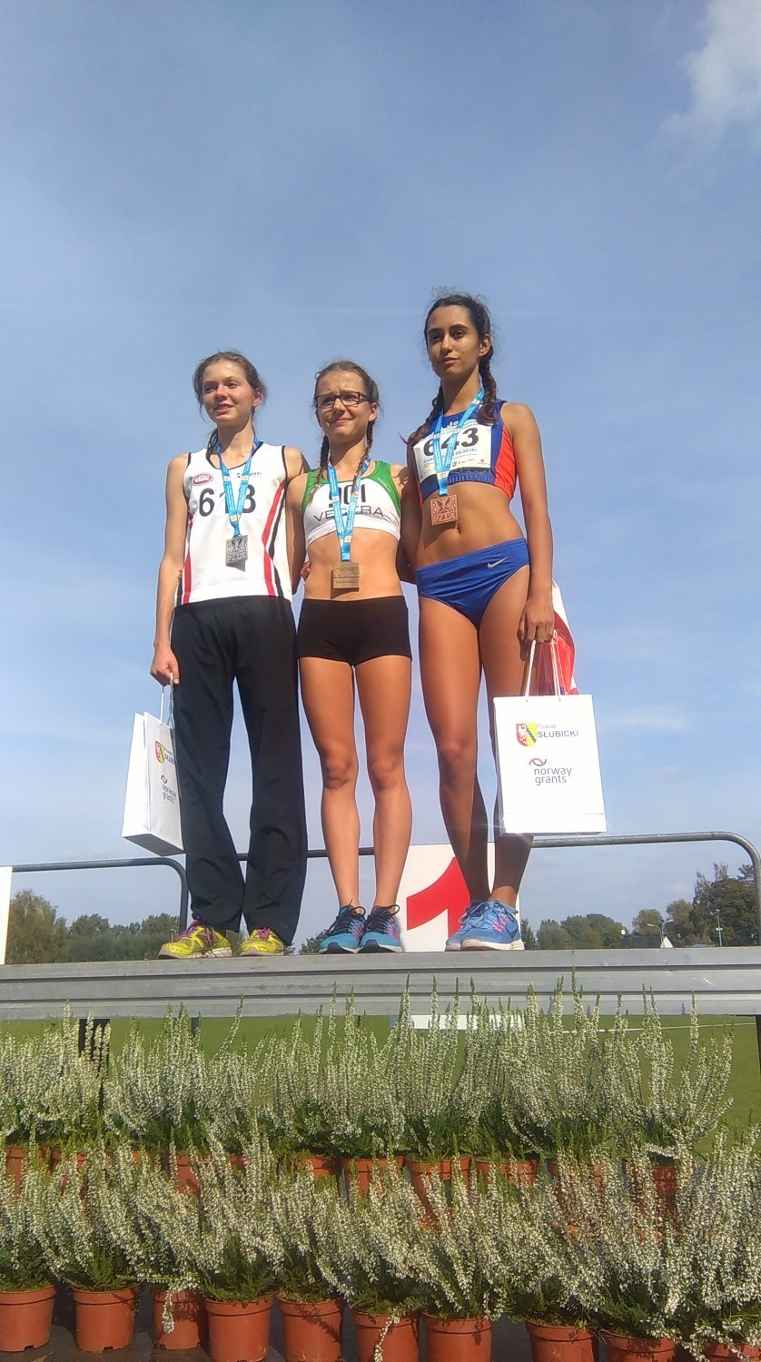 Klaudia Kazimierska z Vectry Włocławek mistrzynią Polski młodziczek w biegu na 1000 metrów