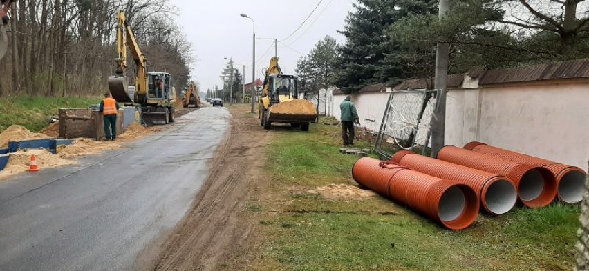 Trwa remont ulicy Antoniewskiej w Skokach. Jak aktualnie wyglądają prace? 