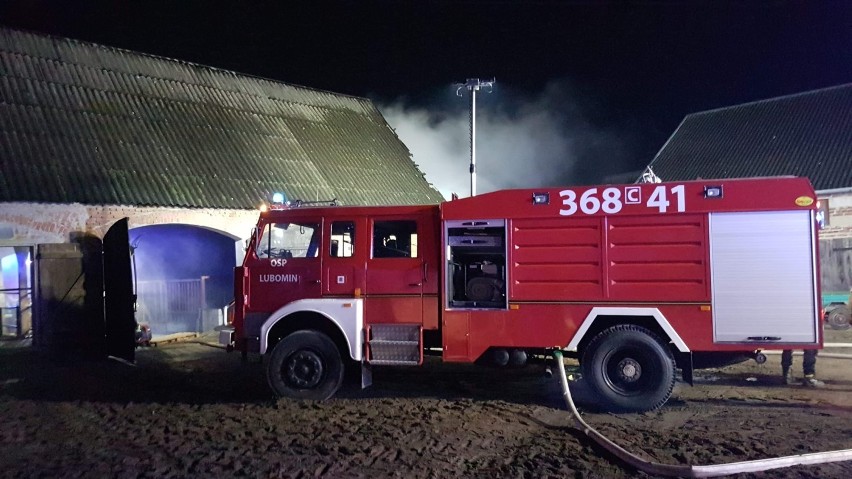 Pożar w gminie Izbica Kujawska
