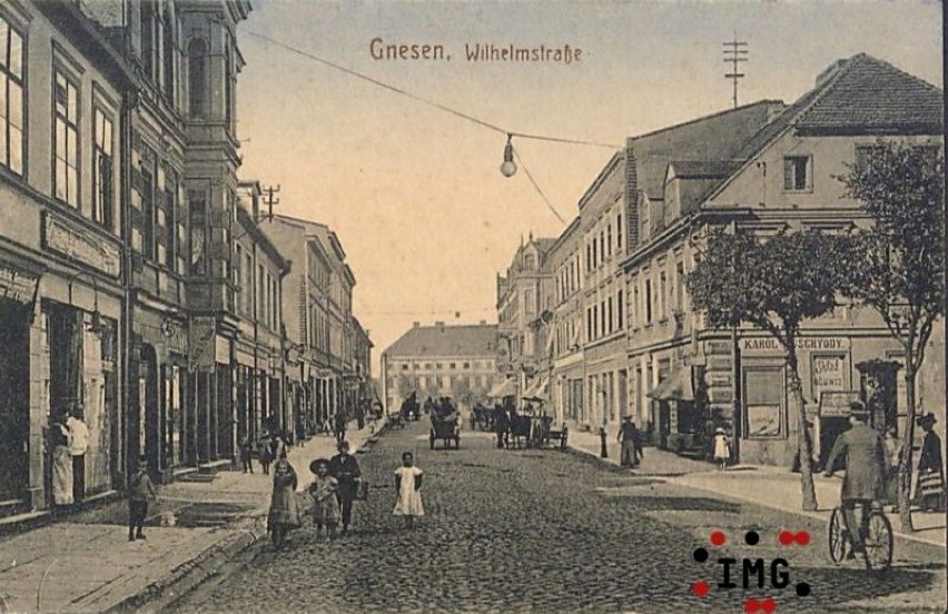 Pocztówka z 1915 r., wydawca nieznany. Widok Wilhelmstrasse...