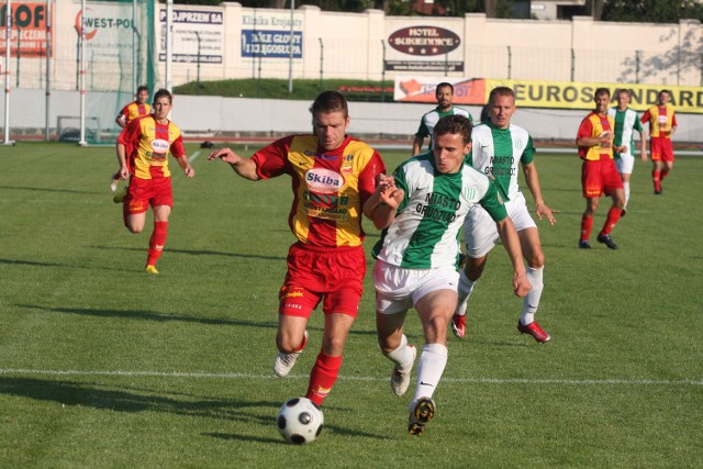 Piotr Kwietniewski (z lewej) strzelił bramkę na 4:0