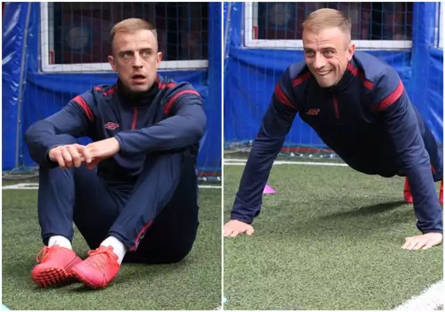 Kamil Grosicki trenował w Szczecinie