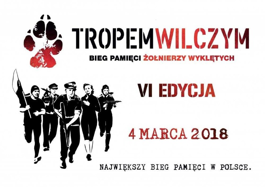 Dzień Pamięci Żołnierzy Wyklętych 2018 w Malborku. Składanie kwiatów i bieg "Tropem Wilczym" 