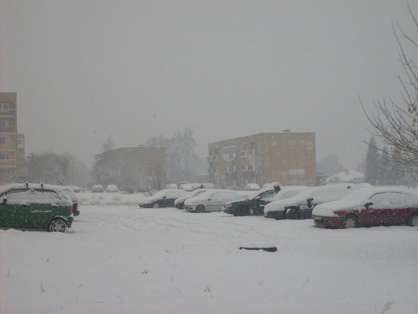 Osiedlowy parking. Fot. Krzysztof Krzak