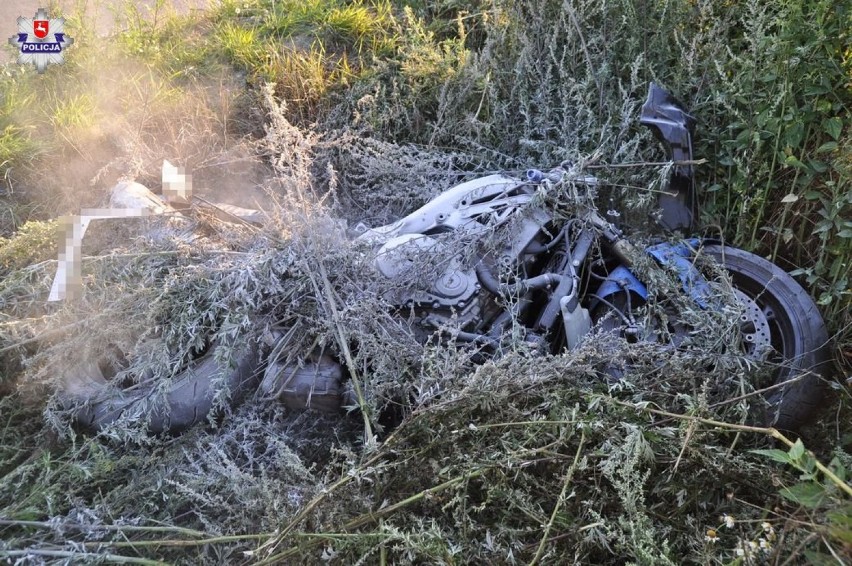 Śmiertelny wypadek koło Józefowa. Motocyklista zderzył się z...