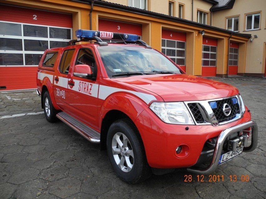 Nissan Navara - nowy nabytek zamojskich strażaków