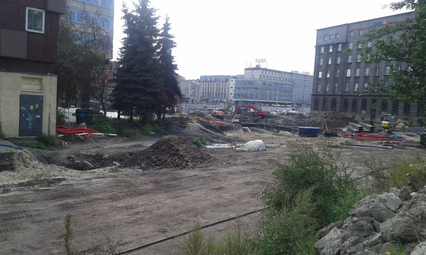 Przebudowa centrum Katowic -Rawa