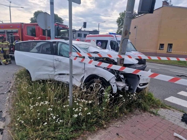 Wypadek na Legionów w Częstochowie