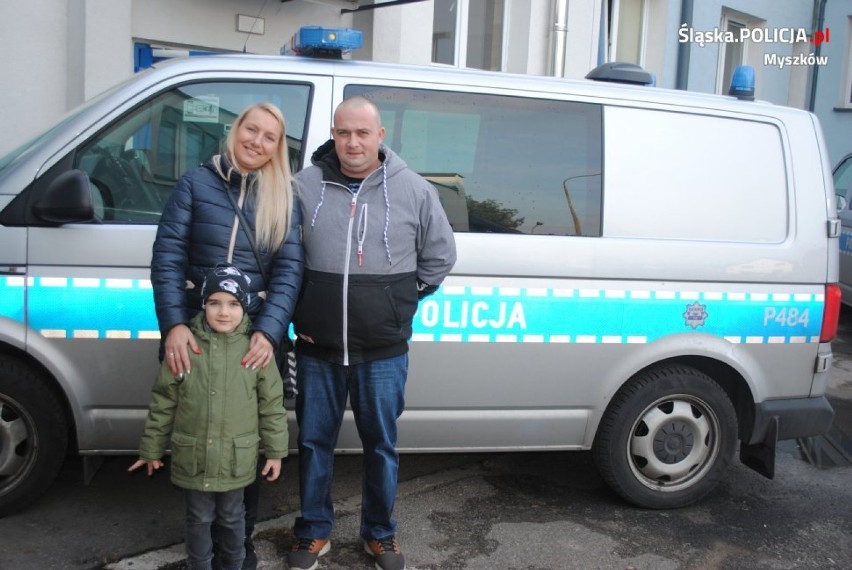 Policjanci spełnili marzenie 5-letniego Olka ZDJĘCIA