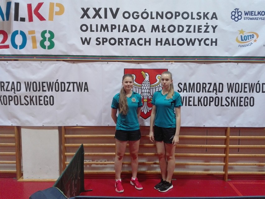 Majka Majdecka i Ewa Mazurek dzielnie walczyły w Ogólnopolskiej Olimpiadzie Młodzieży, która odbyła się w Luboniu