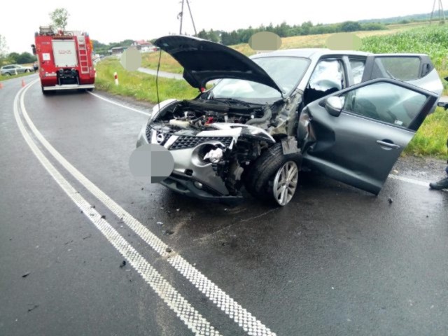Zderzenie dwóch aut w gminie Darłowo miało miejsce 20 lipca 2020 r. przed południem