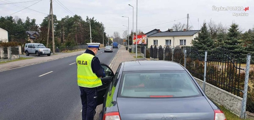 Myszków. Policyjna akcja NURD. 41 wykroczeń kierowców