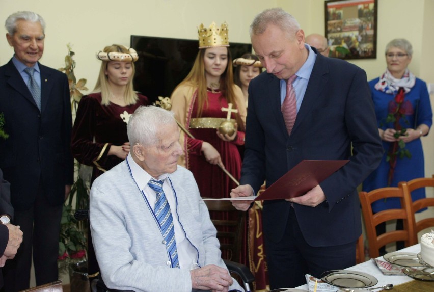 Prezydent Inowrocławia odwiedził Wacława Szewielińskiego