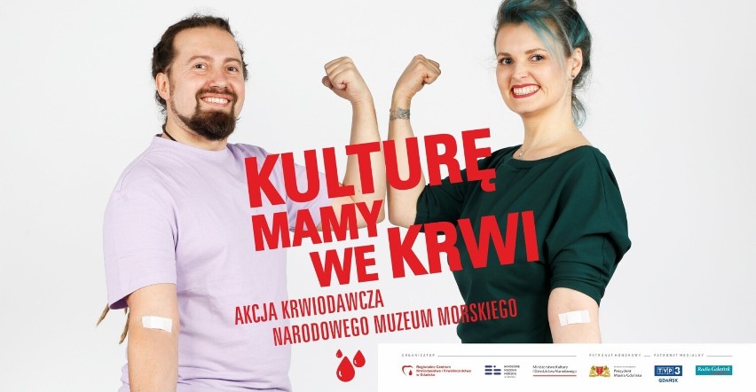 Akcja krwiodawcza przy Narodowym Muzeum Morskim w Gdańsku już 16 marca 2023 roku! "Kulturę mamy we krwi"