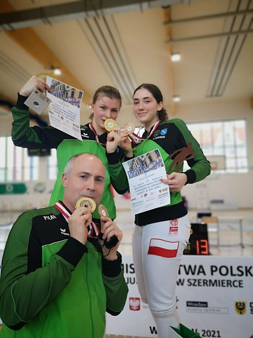 4 medale rybnickich szermierzy na Mistrzostwach Polski Juniorów we Wrocławiu