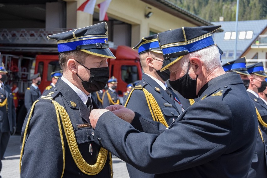 Strażacy z Zakopanego świętowali. Były mundury galowe i odznaczenia  