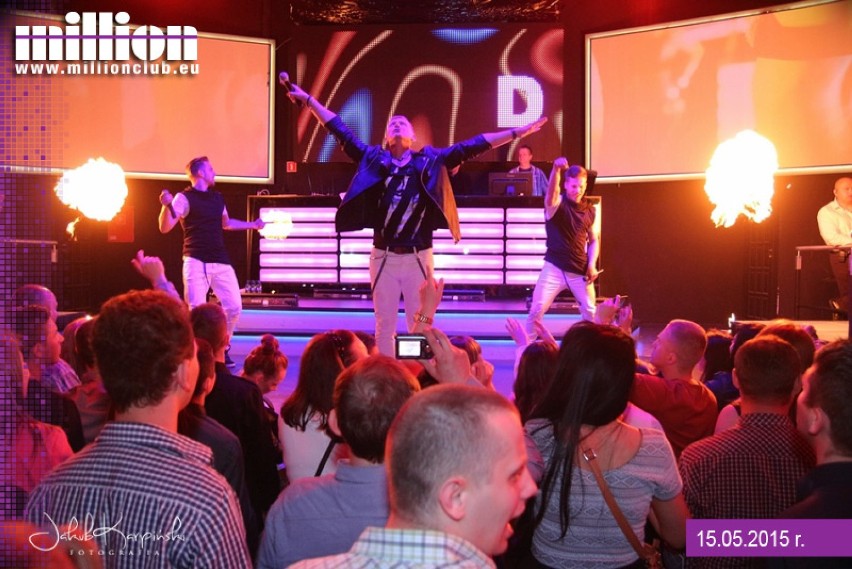 Impreza w klubie Million we Włocławku.15 maja 2015
