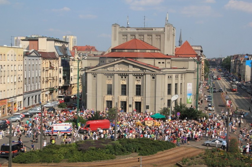Parada Smerfów w Katowicach