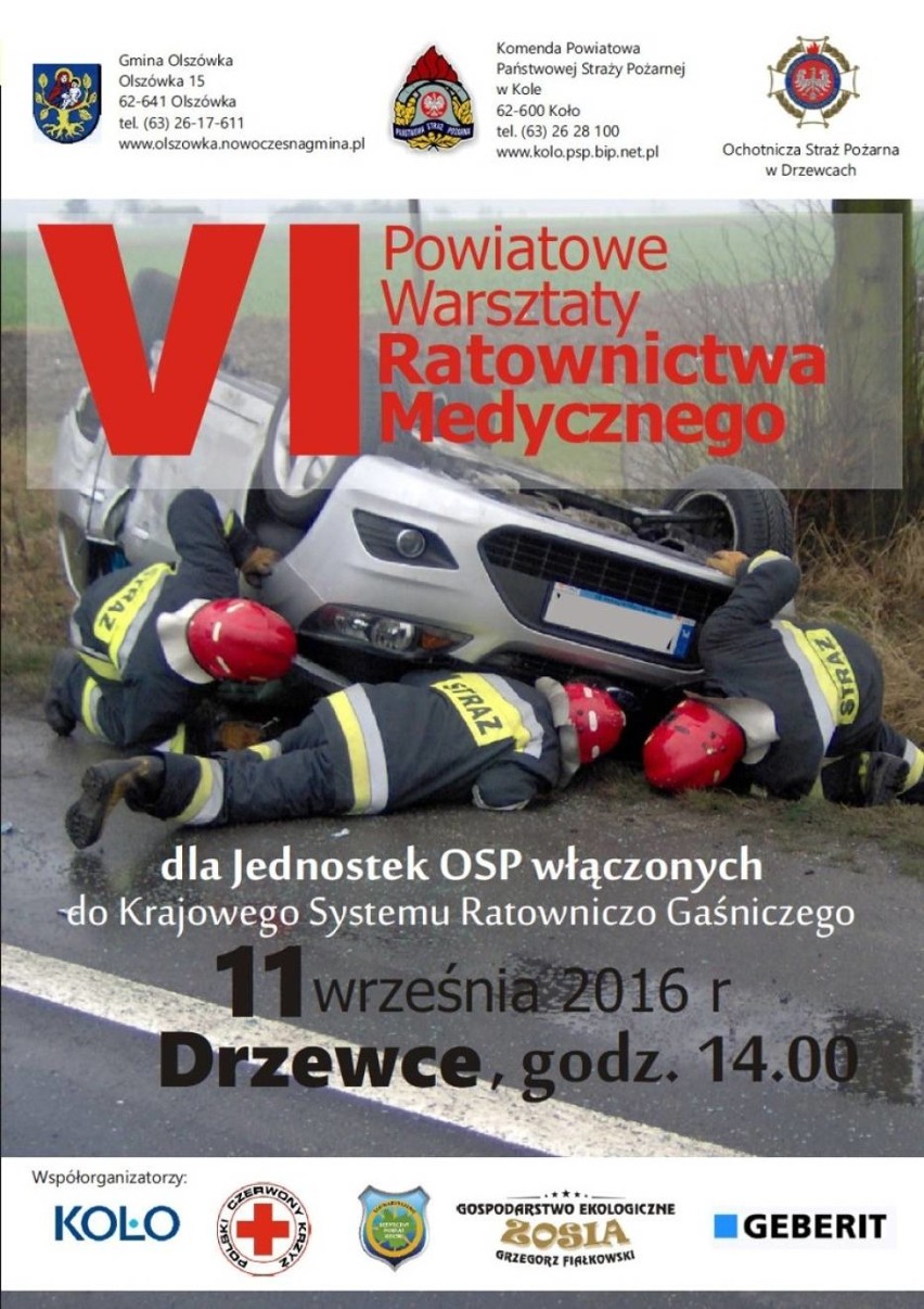 VI Powiatowe Warsztaty Ratownictwa Medycznego
11 września...