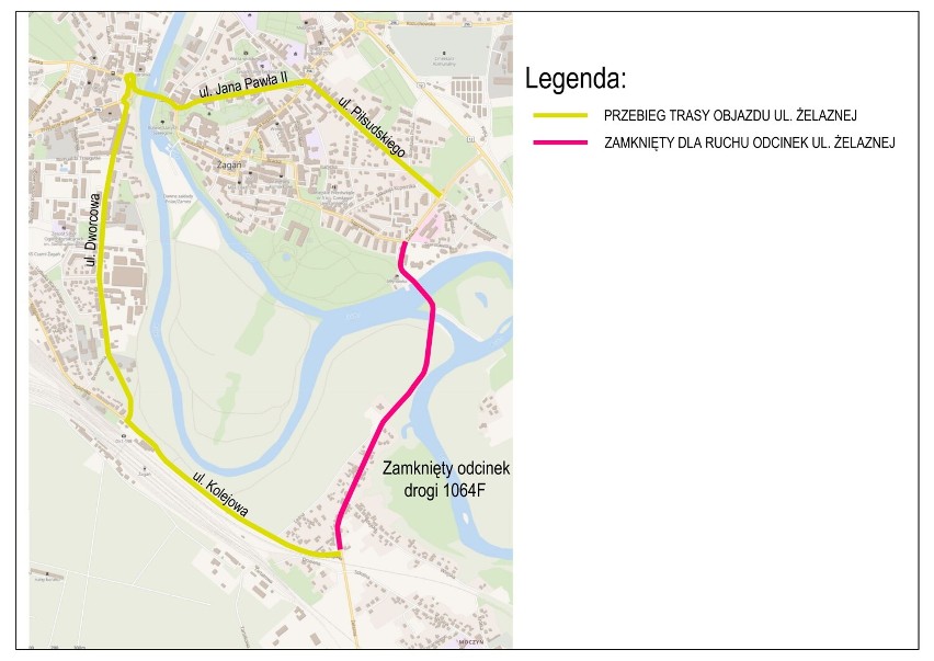 Od 1 lutego 2023 dwa mosty przy ul. Żelaznej w Żaganiu będą...