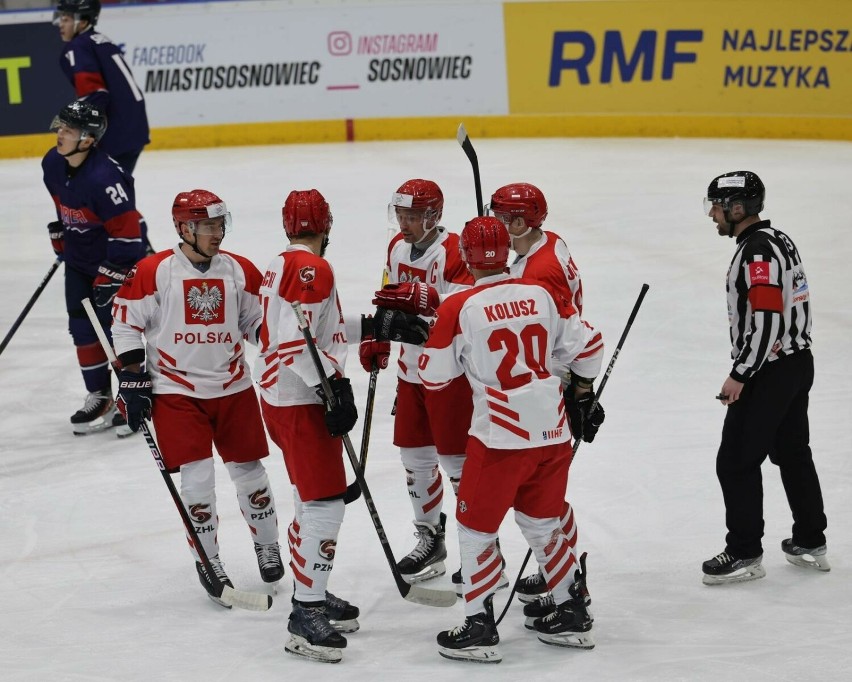 5.2.2024 r. Mecz hokeja na lodzie: Polska - Korea Południowa...