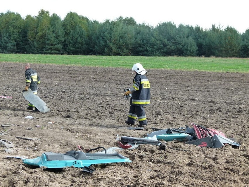 Wypadek w Podlesiu. Zderzenie czołowe dwóch tirów. Droga 483...