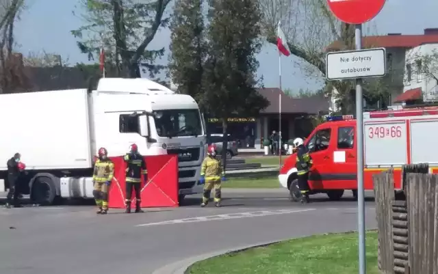 Śmiertelne potrącenie pieszej na przejściu w centrum Rozprzy