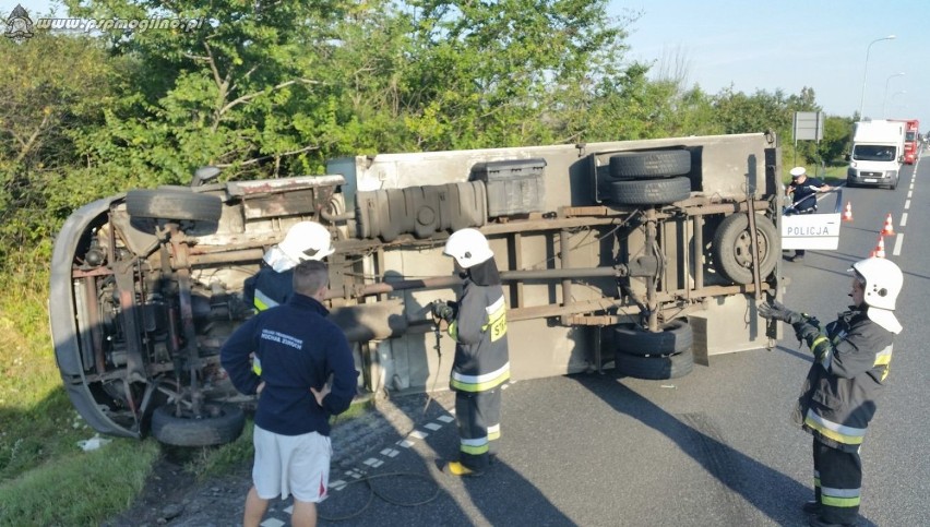 Strzelno: Wypadek na drodze krajowej nr 25 [ZDJĘCIA]