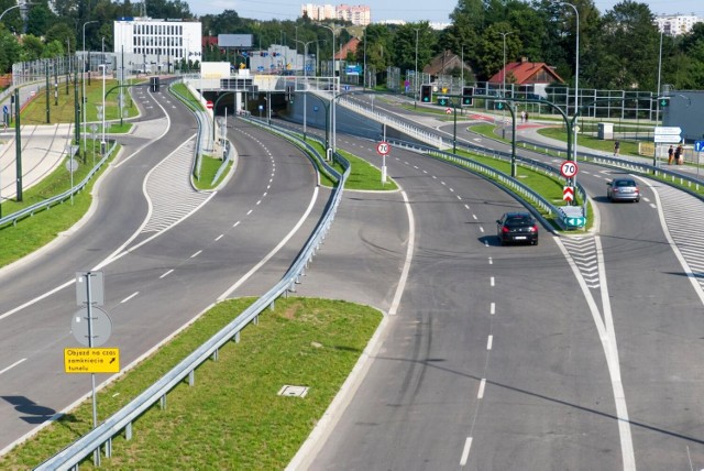 Trasę Łagiewnicką otwarto w sierpniu 2022.
