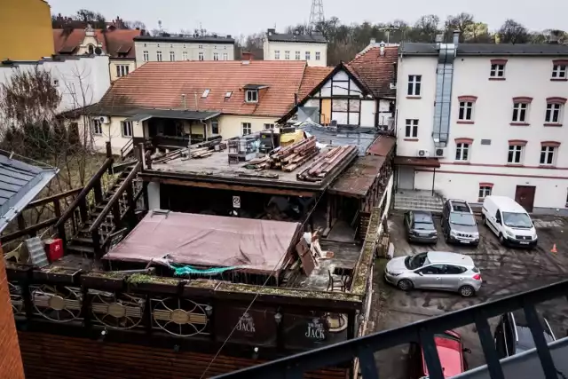 W styczniu tego roku na terenie Pubu Jack trwały prace rozbiórkowe.