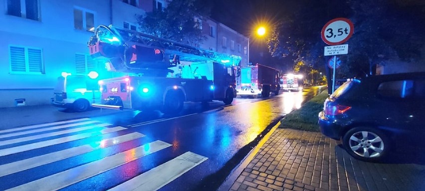 Pożar na ulicy św. Antoniego we Włocławku