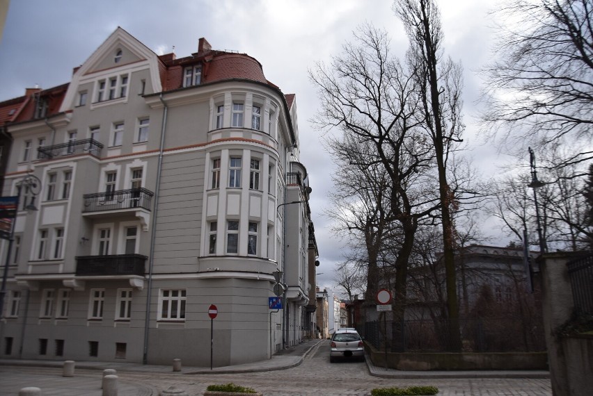 Ulica Juliusza Kossaka w Wałbrzychu na aktualnych zdjęciach