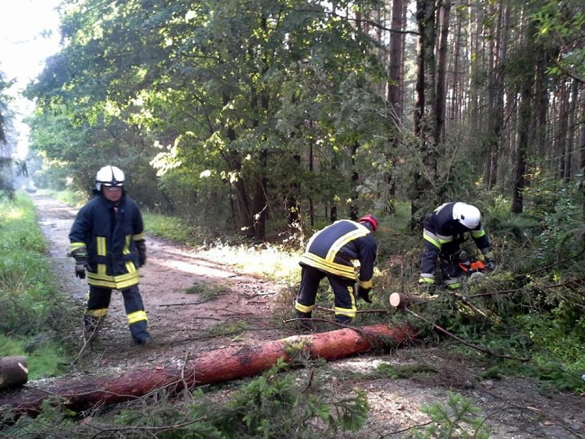 Burze w powiecie lublinieckim wyrządziły wiele szkód