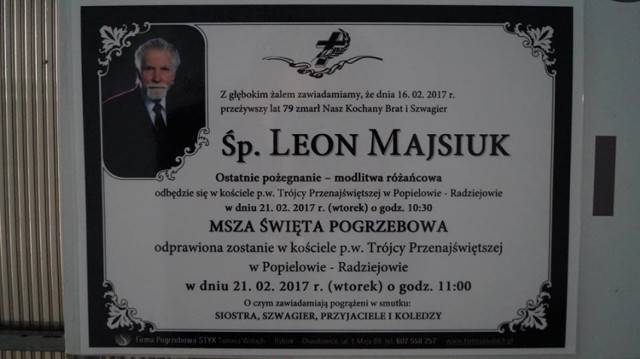 Leon Majsiuk: uroczystości pogrzebowe