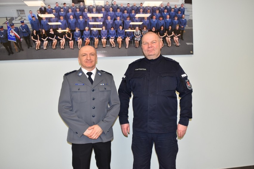 Asp. Arkadiusz Jankowski zakończył pracę w śremskiej policji. Przed nim nowe wyzwania zawodowe