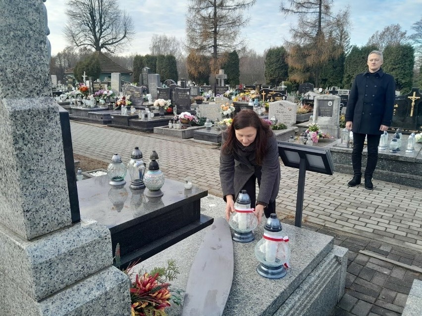 Na cmentarzu w Jawiszowicach pamięć amerykańskiego lotnika...
