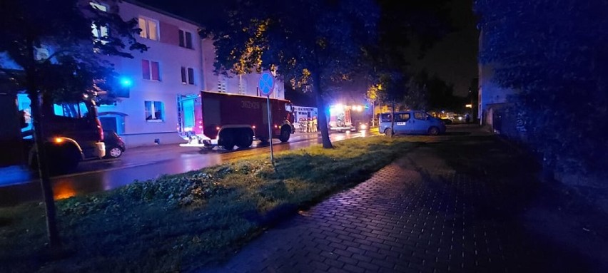 Pożar na ulicy św. Antoniego we Włocławku
