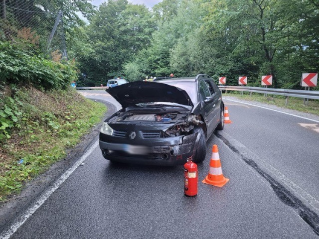 W zdarzeniu ucierpiał kierowca motocykla